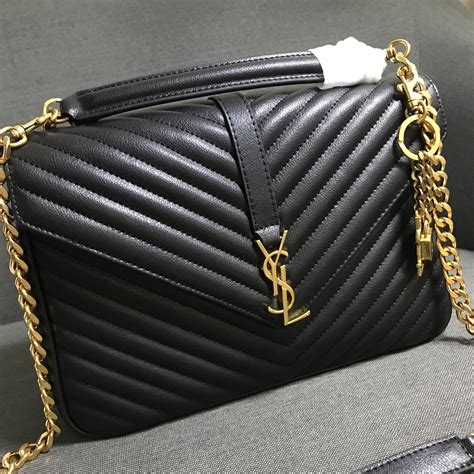 gold ysl purse|yves saint laurent bag price.